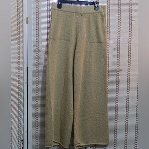 Free People Tan Wide Leg Pants